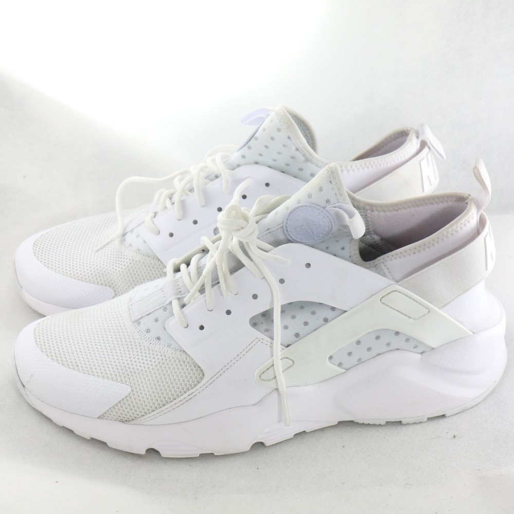 SOLD!!! NIKE Air Huarache Run Ultra 'Triple White - Picture 4 of 8